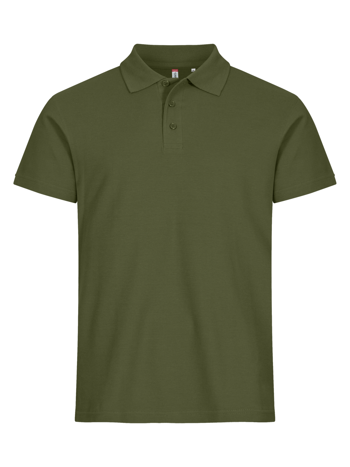 Clique Basic Polo – Armygrønn – forside