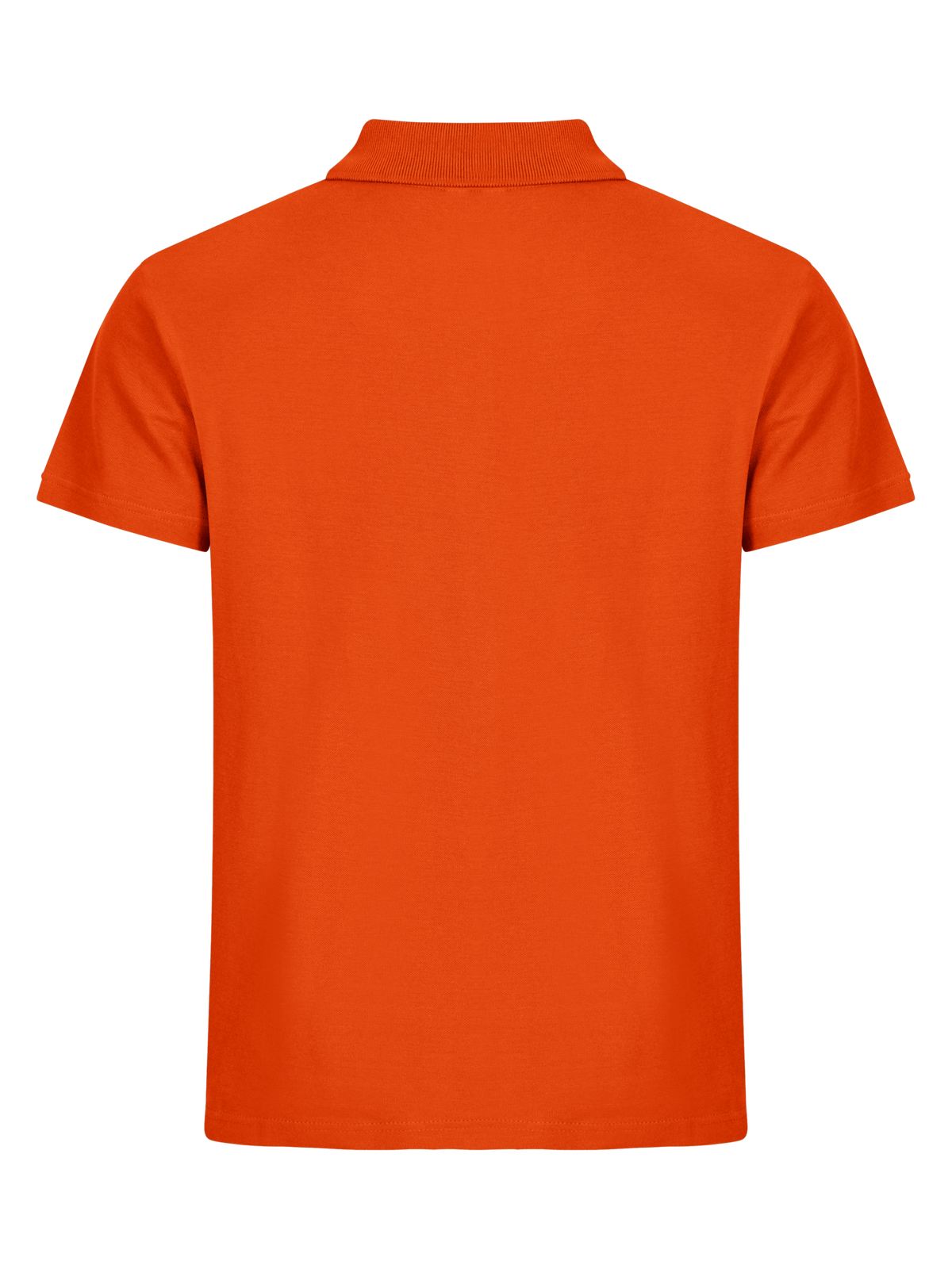 Clique Basic Polo – Blodoransje – bakside