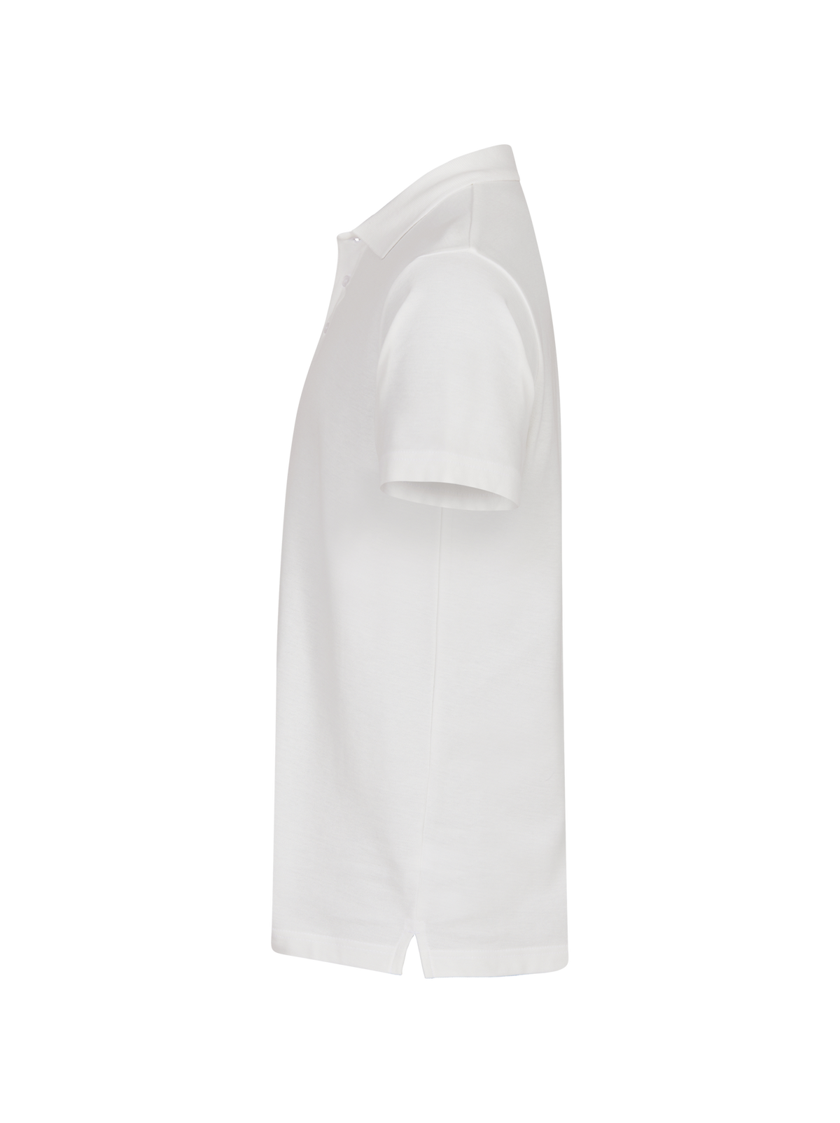 Clique Basic Polo – Offwhite – venstre side