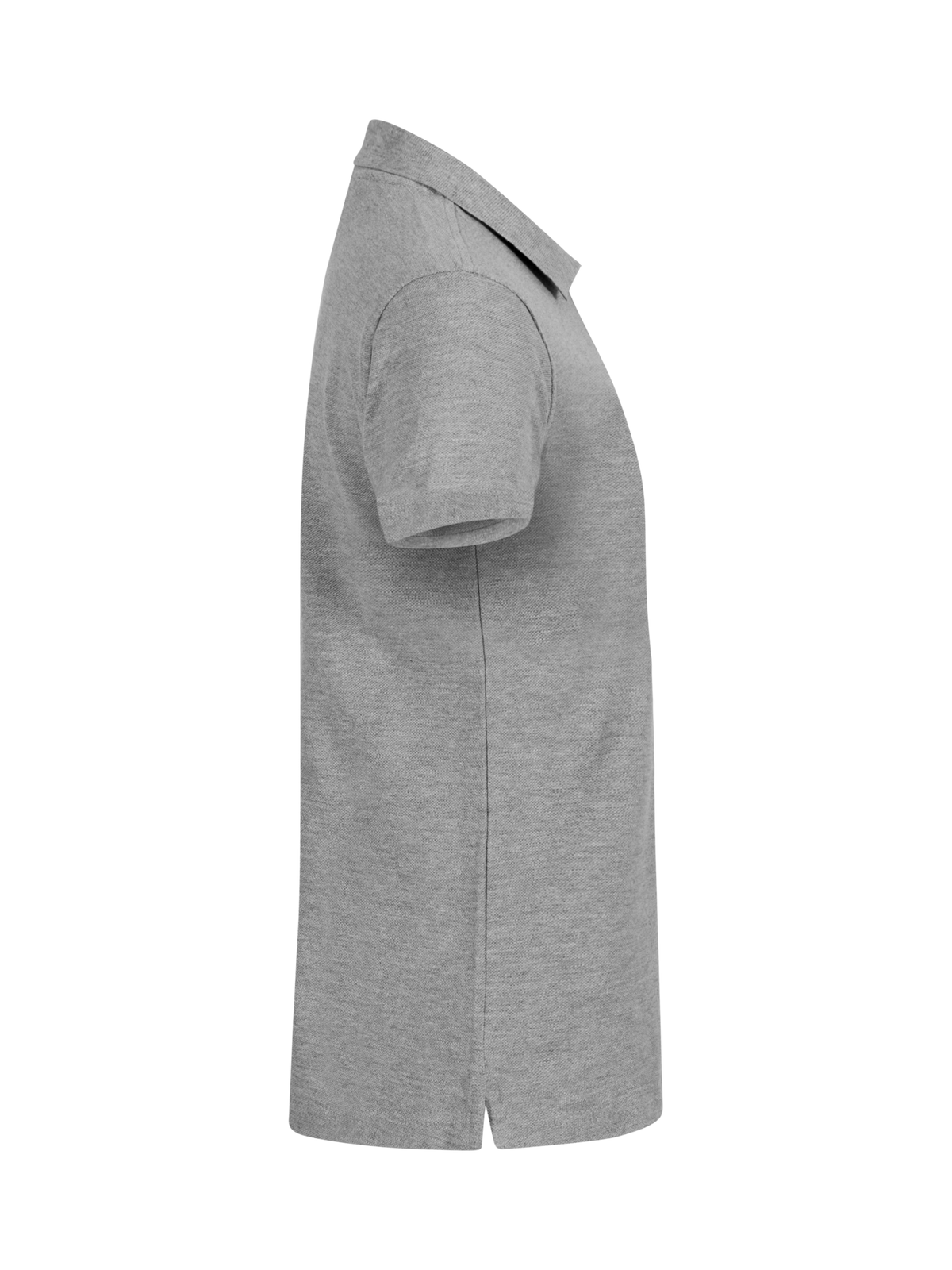 Clique Basic Polo – Gråmelert – høyre side