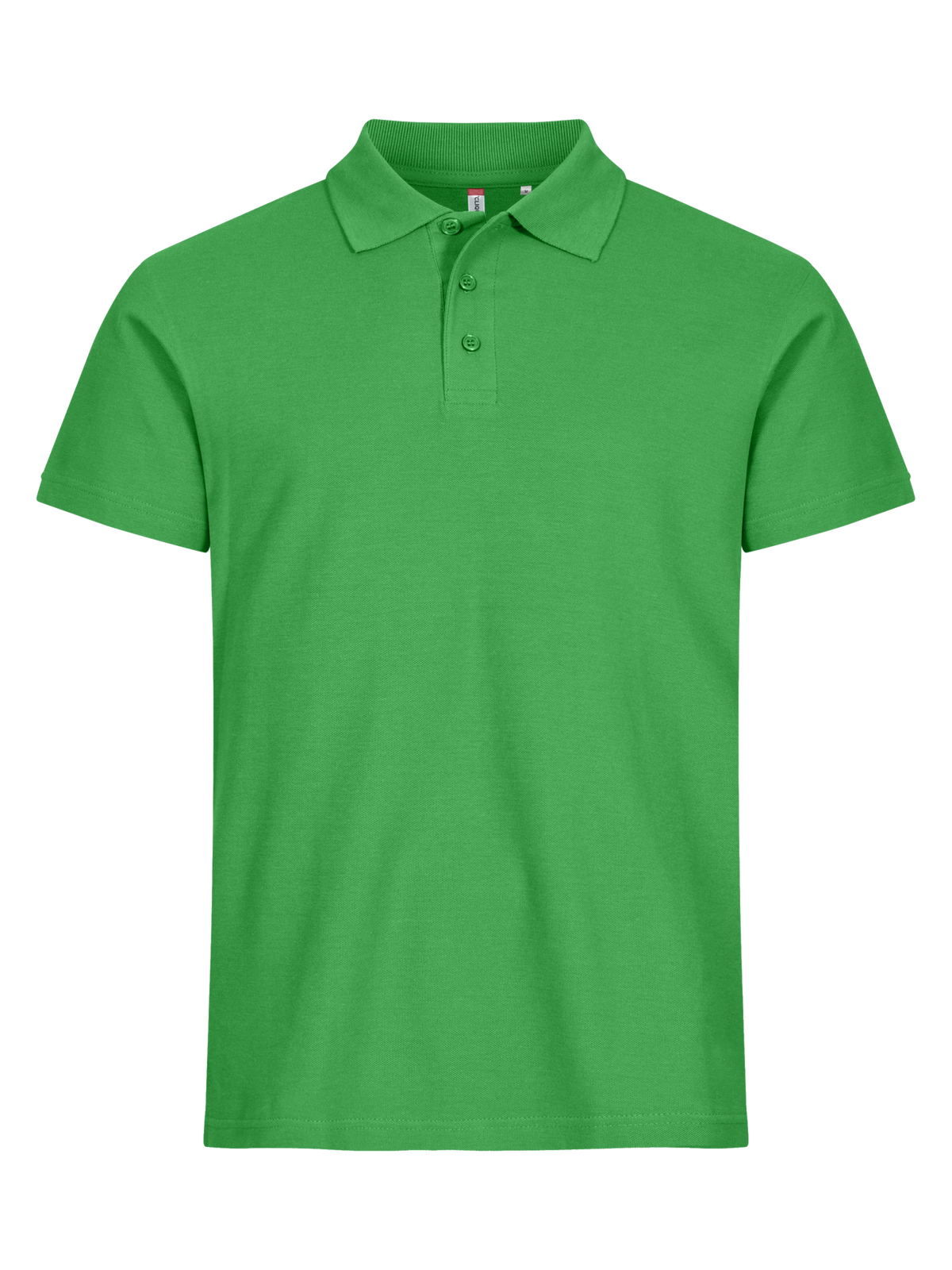 Clique Basic Polo – Eplegrønn – forside