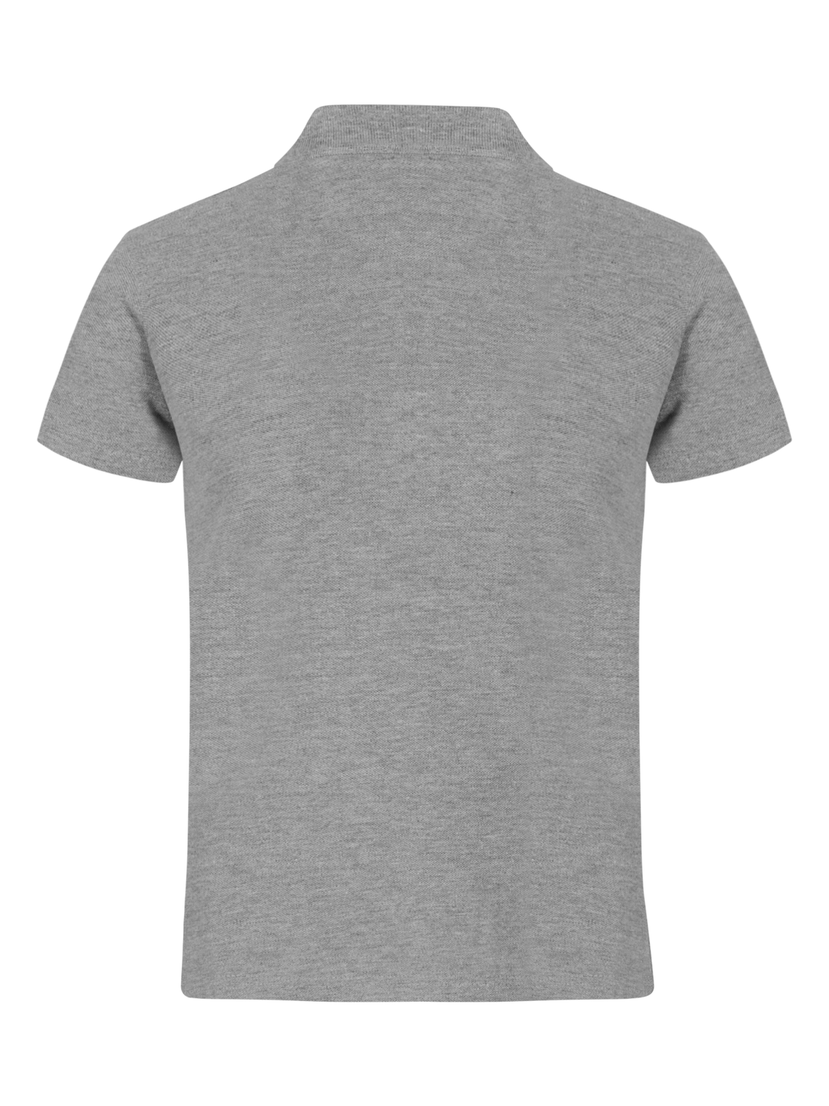Clique Basic Polo – Gråmelert – bakside