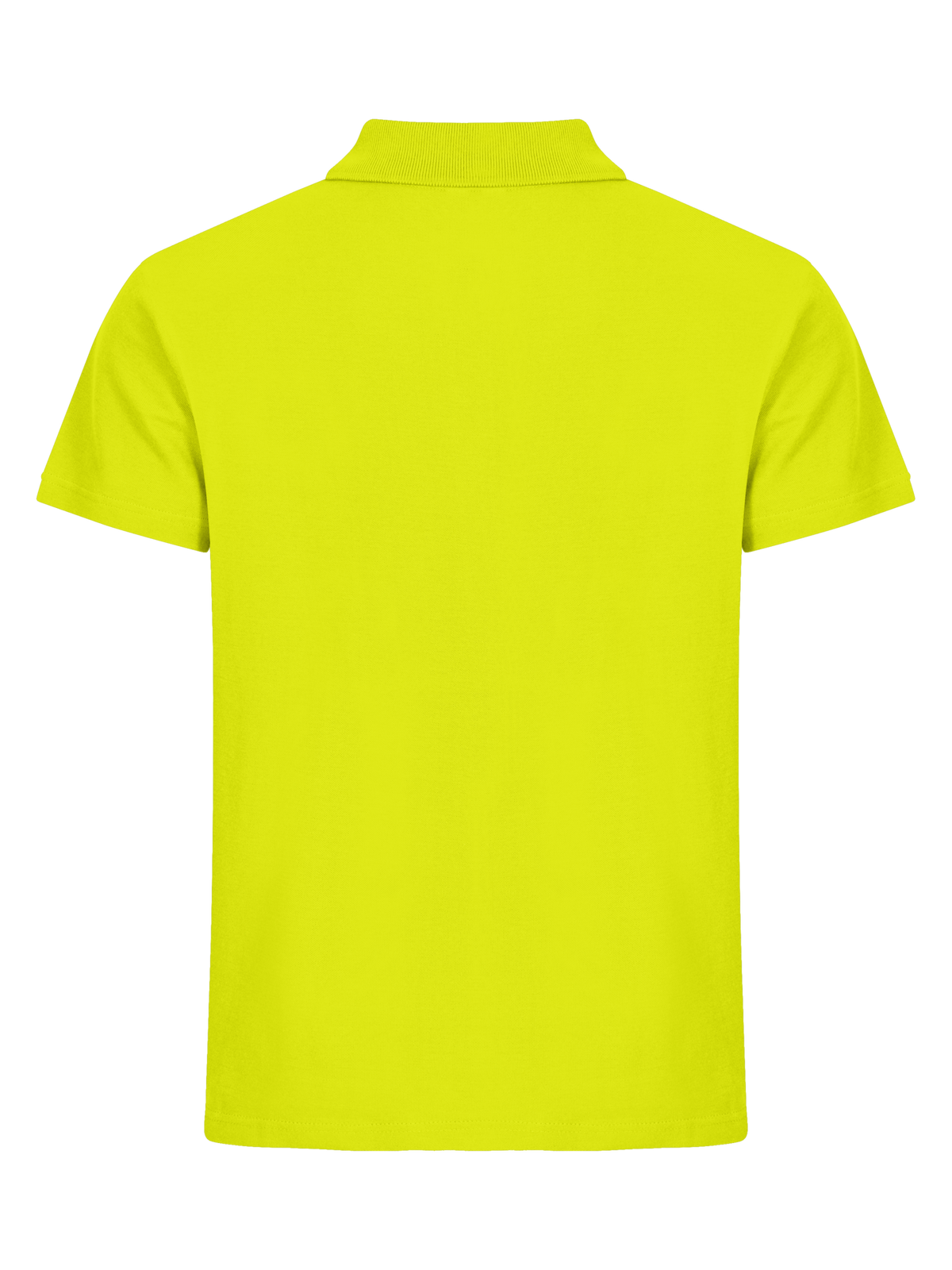 Clique Basic Polo – Signalgrønn – bakside