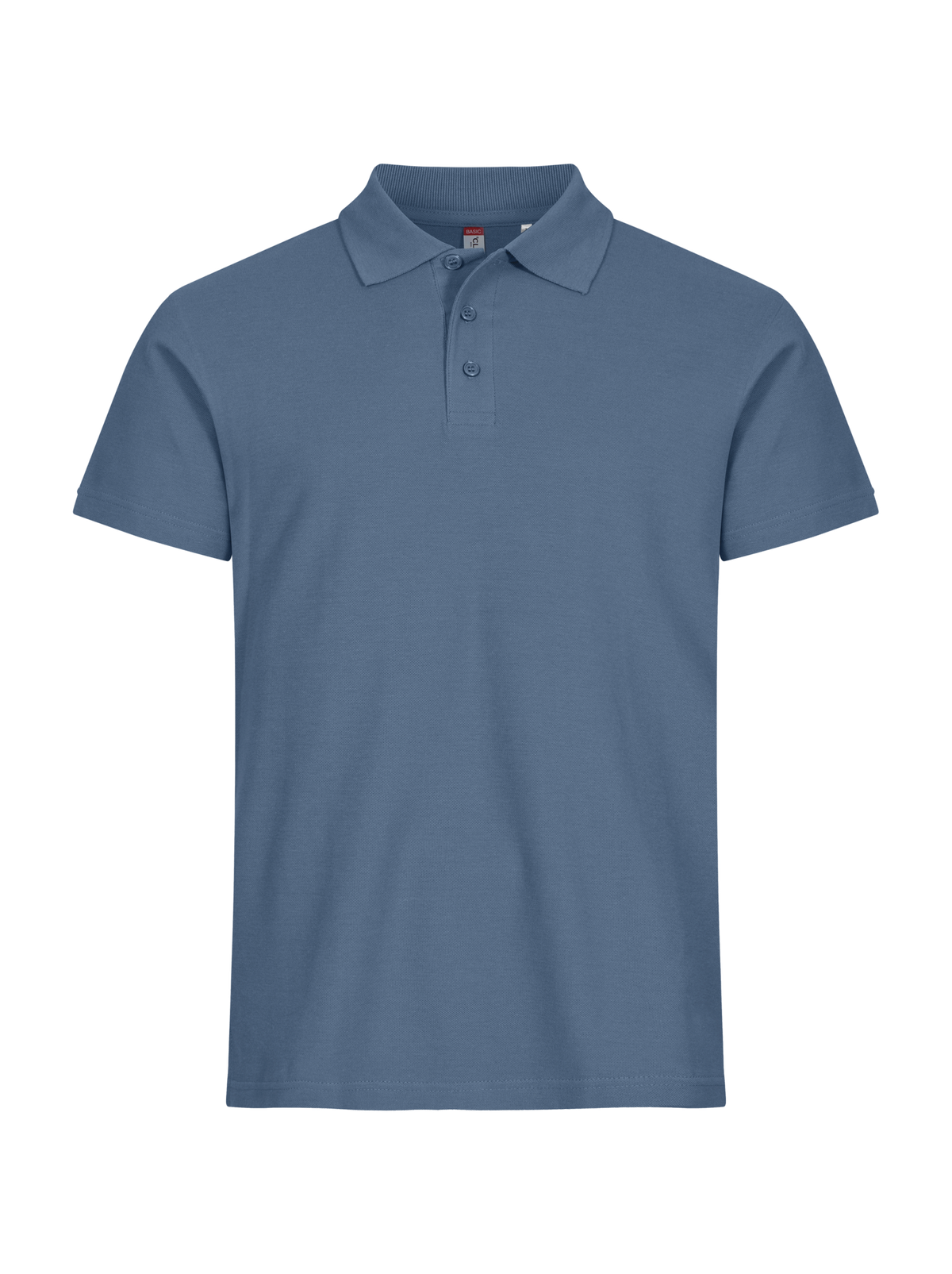 Clique Basic Polo – Stålblå – forside