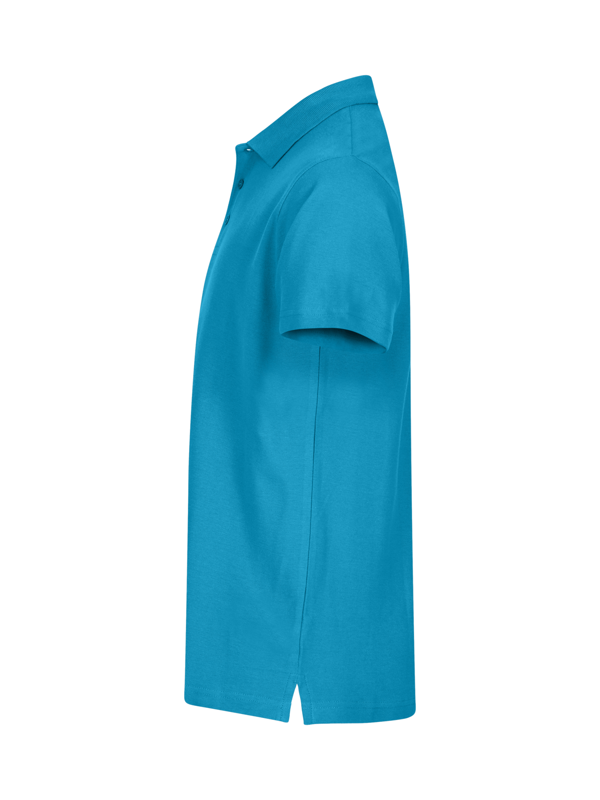 Clique Basic Polo – Turkis – venstre side