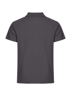 Clique Basic Polo – Metallgrå – bakside