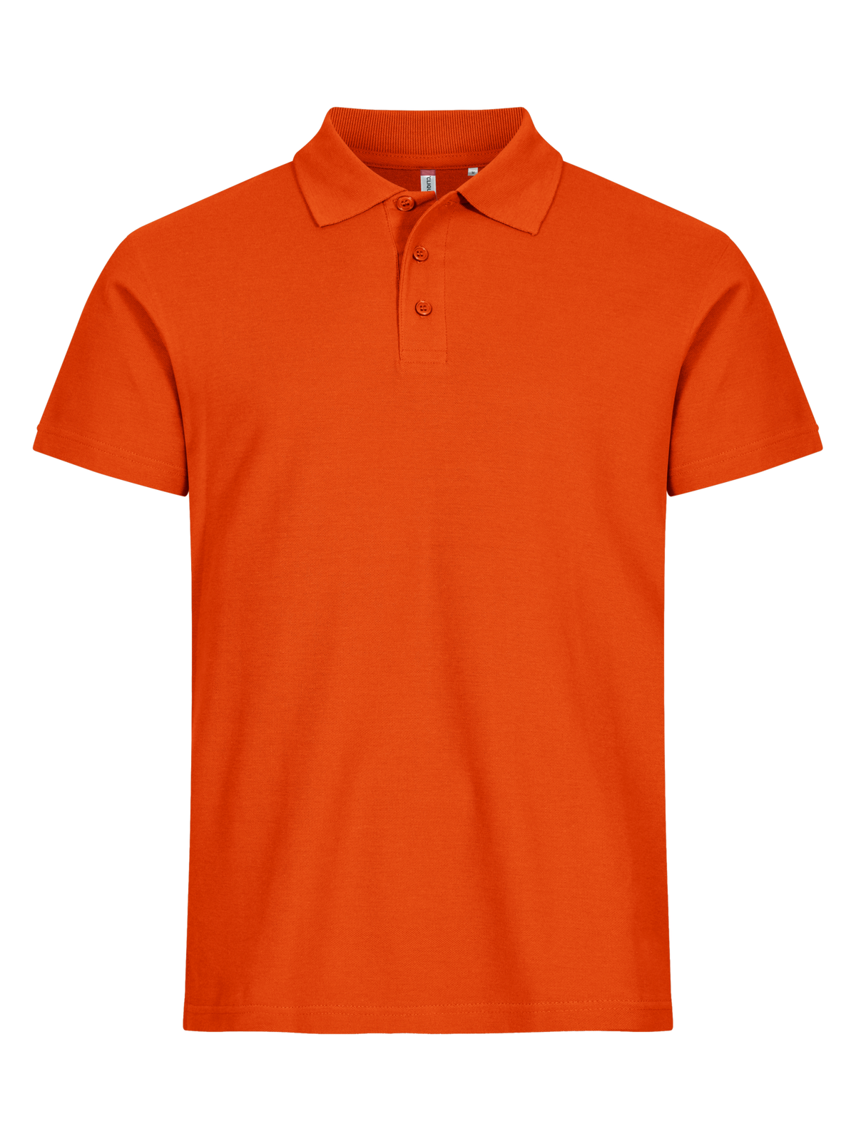 Clique Basic Polo – Blodoransje – forside