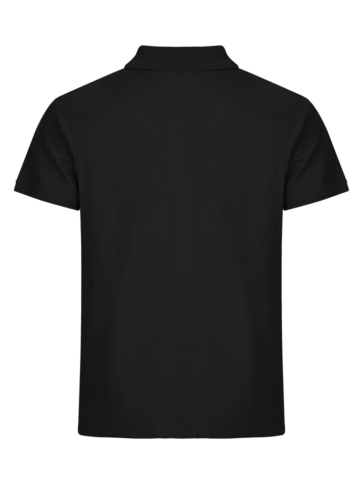 Clique Basic Polo – Svart – bakside