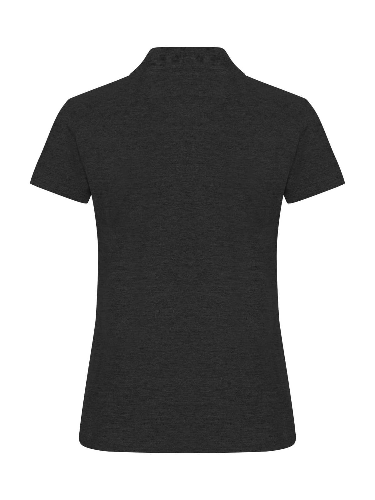 Clique Basic Polo – dame – Antrasittmelert – bakside