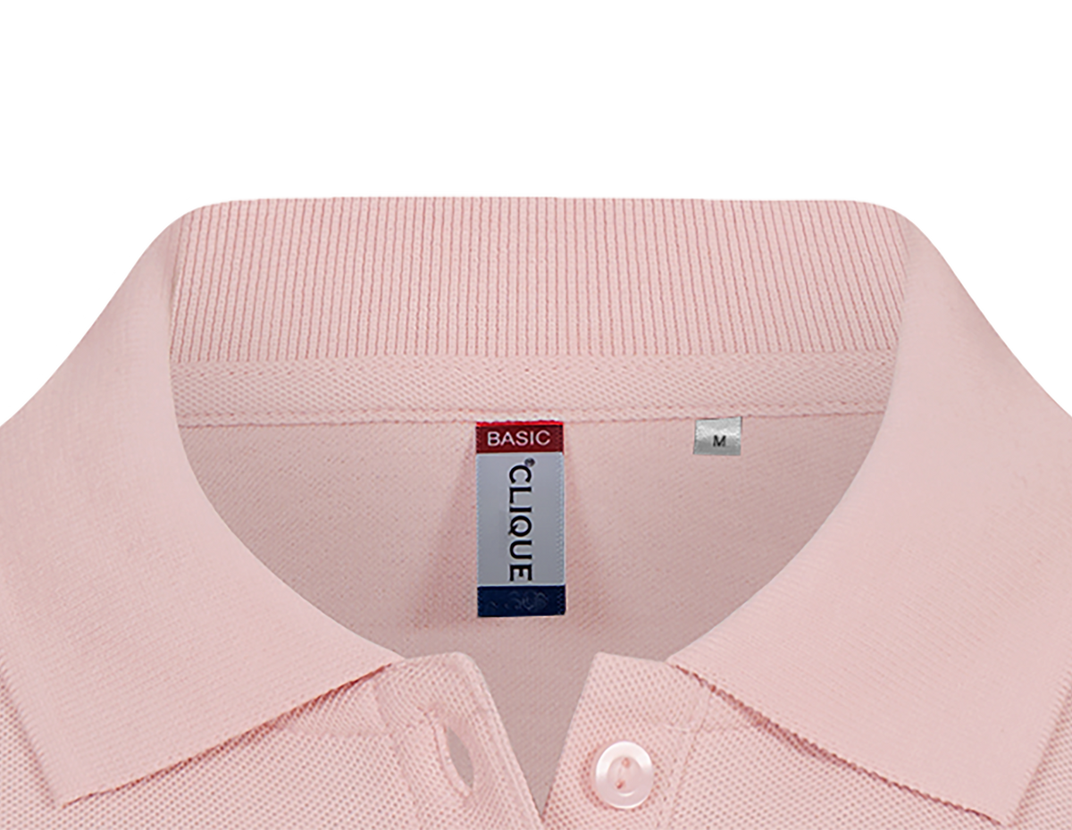 Clique Basic Polo – dame – Rosa – produktbilde