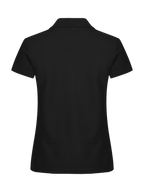 Clique Basic Polo – dame – Svart – bakside