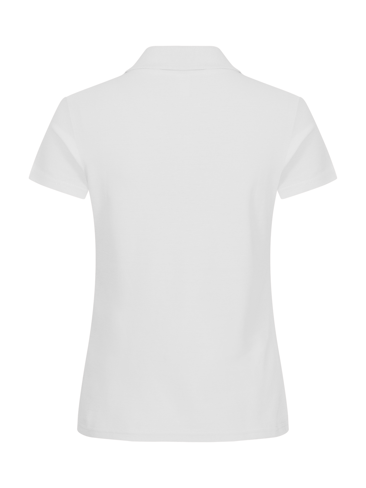 Clique Basic Polo – dame – Hvit – bakside