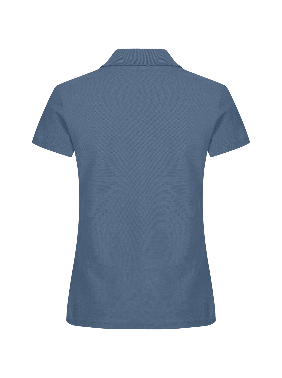 Clique Basic Polo – dame – Stålblå – bakside