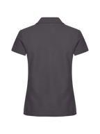 Clique Basic Polo – dame – Metallgrå – bakside