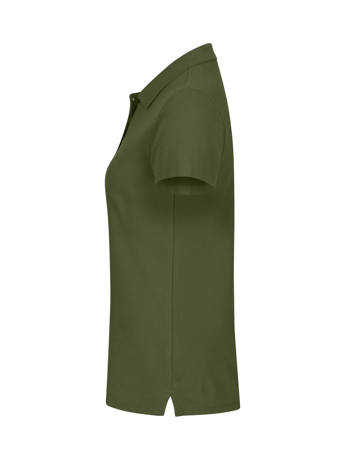 Clique Basic Polo – dame – Armygrønn – venstre side