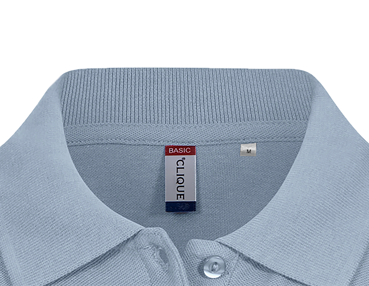 Clique Basic Polo – dame – Myk blå – produktbilde