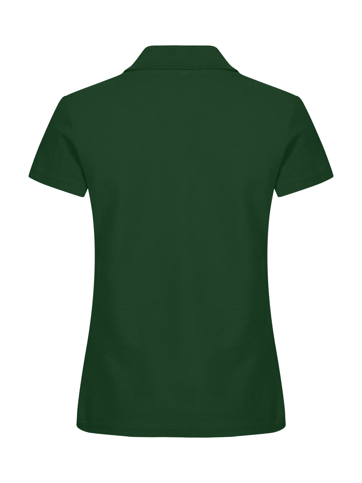 Clique Basic Polo – dame – Flaskegrønn – bakside