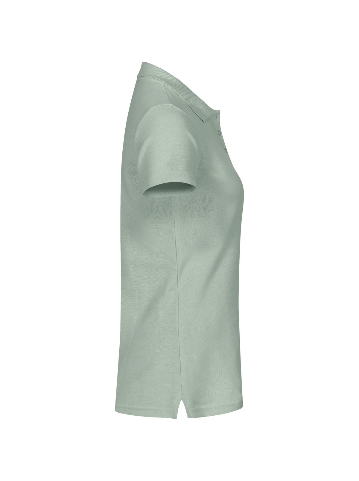 Clique Basic Polo – dame – Salviegrønn – høyre side