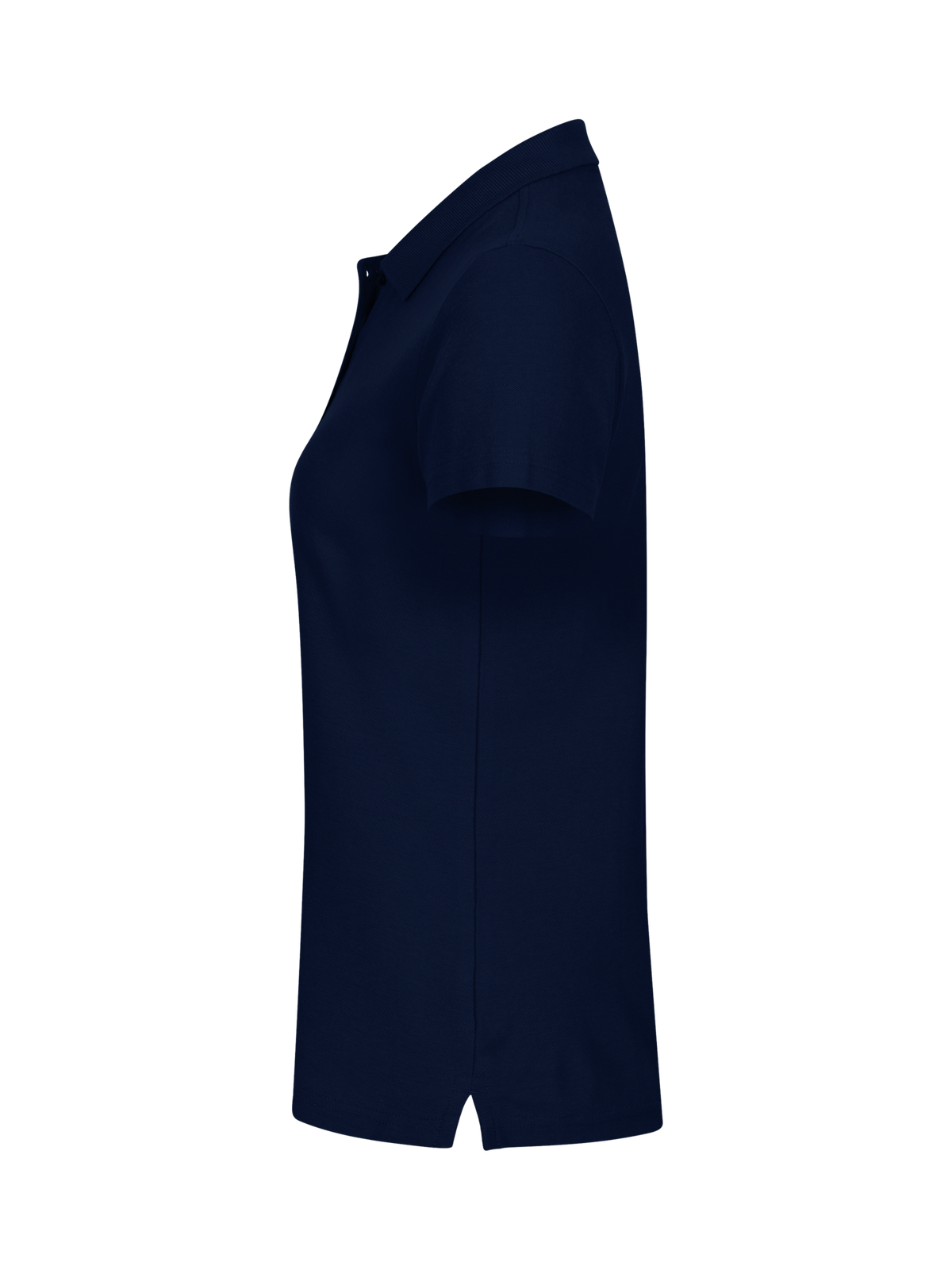 Clique Basic Polo – dame – Mørk marineblå – venstre side