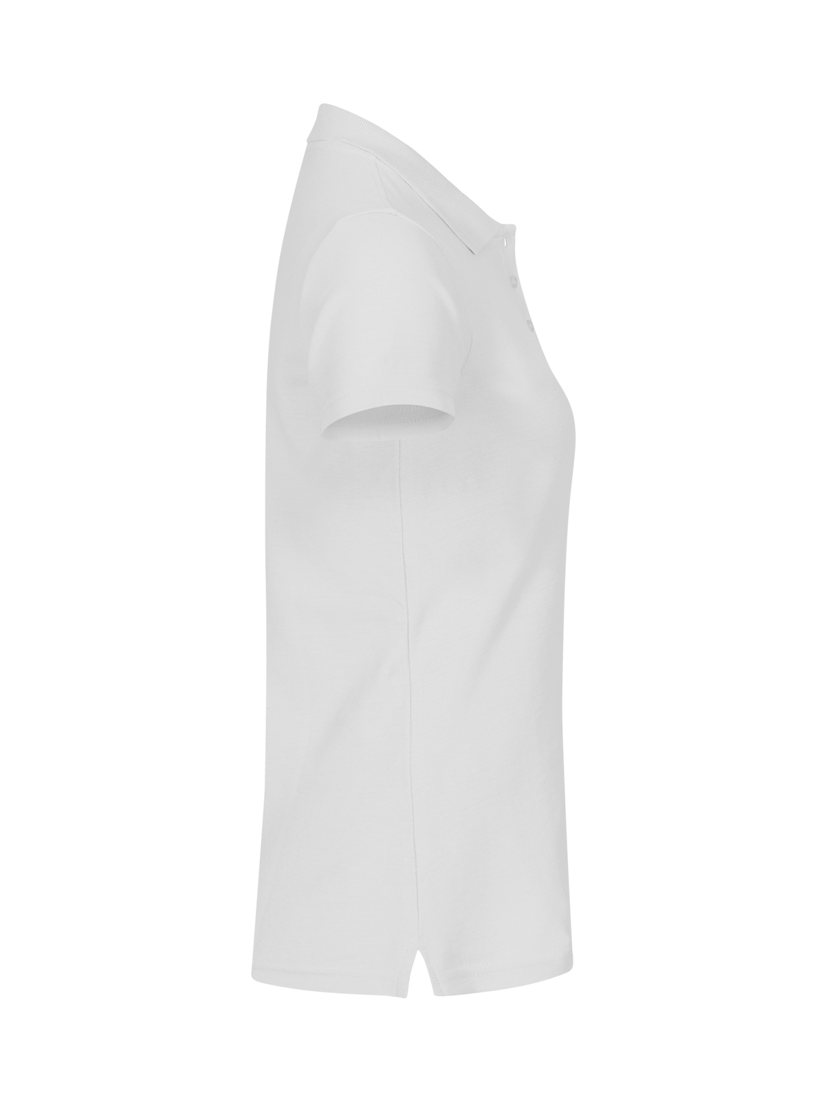 Clique Basic Polo – dame – Hvit – høyre side