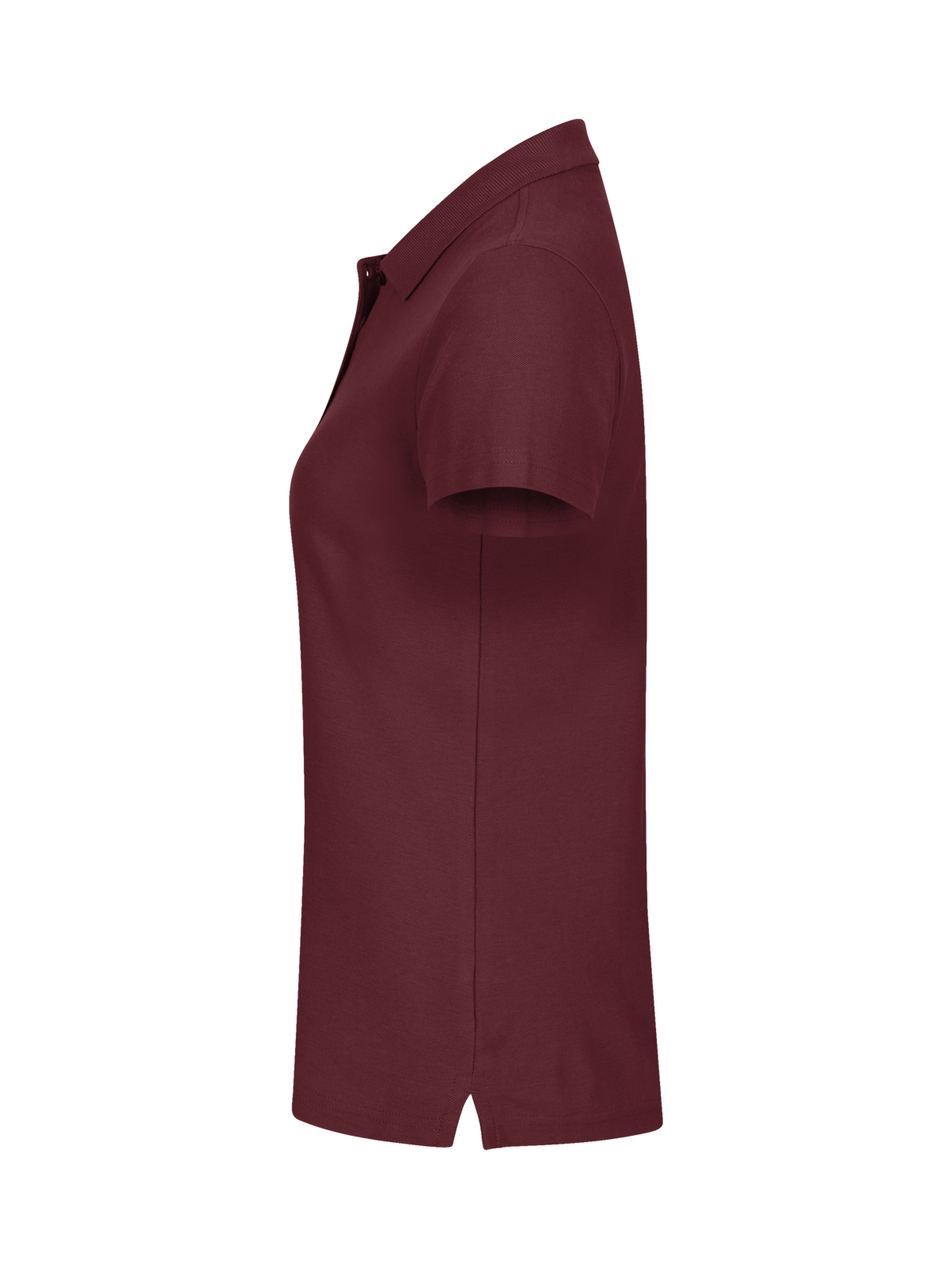 Clique Basic Polo – dame – Burgunder – venstre side