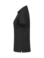 Clique Basic Polo – dame – Antrasittmelert – venstre side