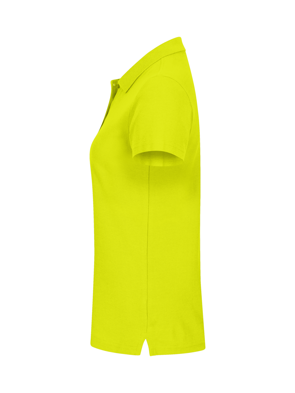 Clique Basic Polo – dame – Signalgrønn – venstre side