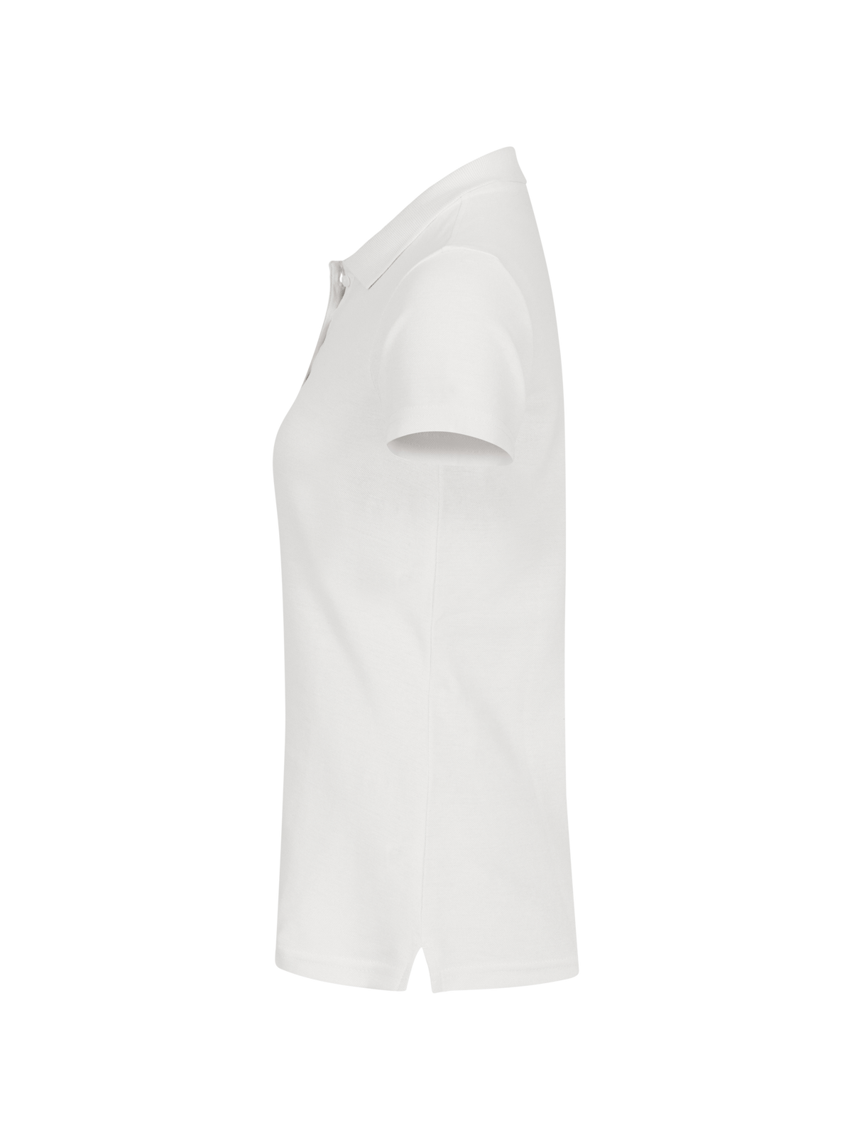 Clique Basic Polo – dame – Offwhite – venstre side