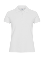 Clique Basic Polo – dame – Hvit – forside
