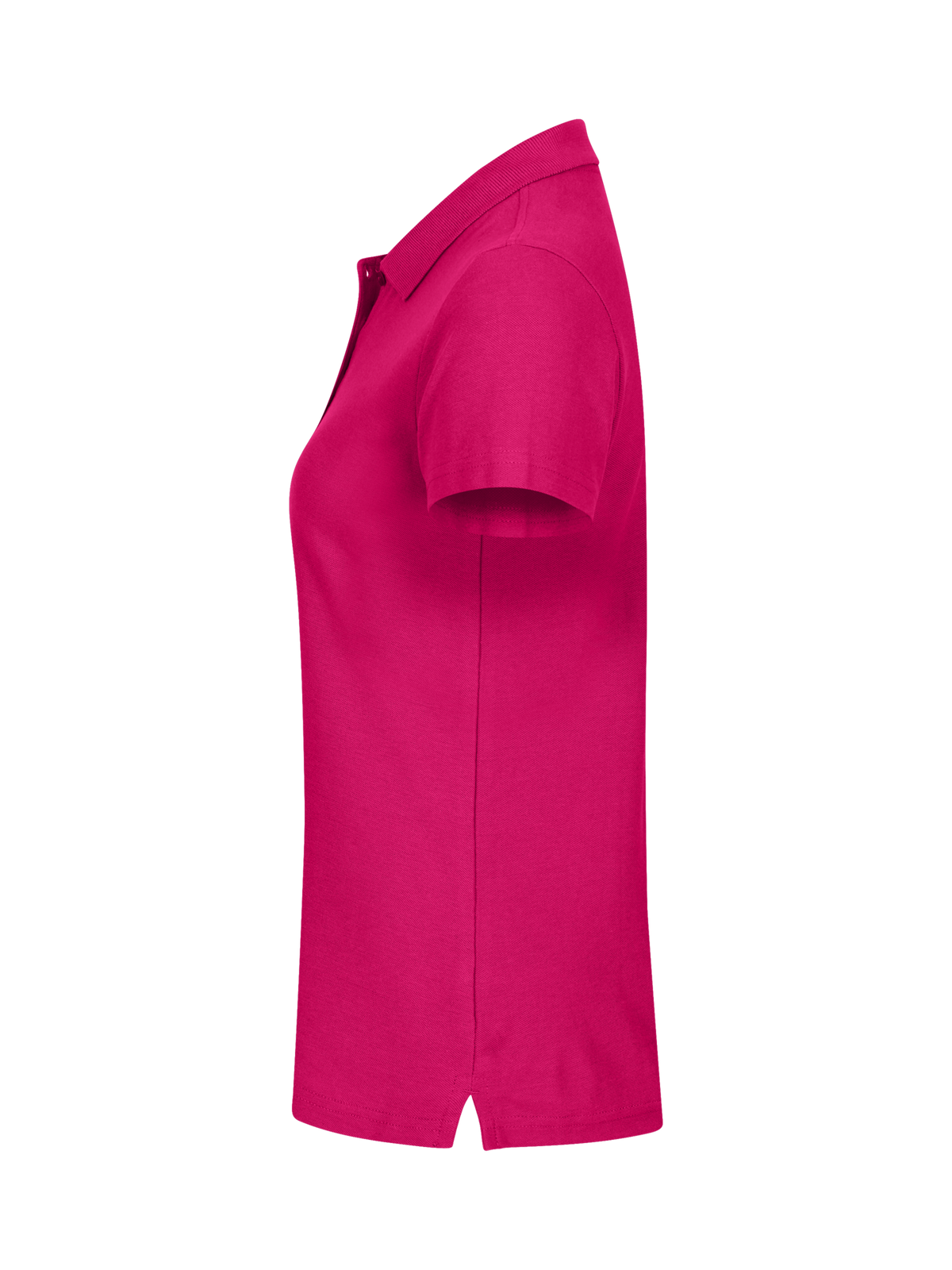 Clique Basic Polo – dame – Cerise – venstre side