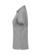 Clique Basic Polo – dame – Gråmelert – venstre side