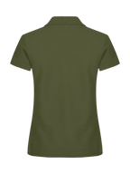 Clique Basic Polo – dame – Armygrønn – bakside
