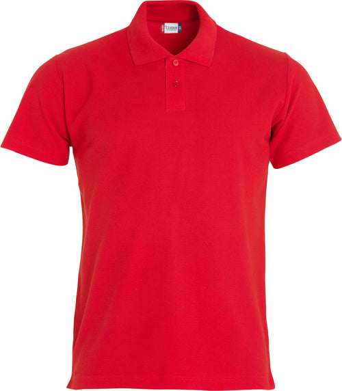 Clique Basic Polo S/S – junior – Rød – forside