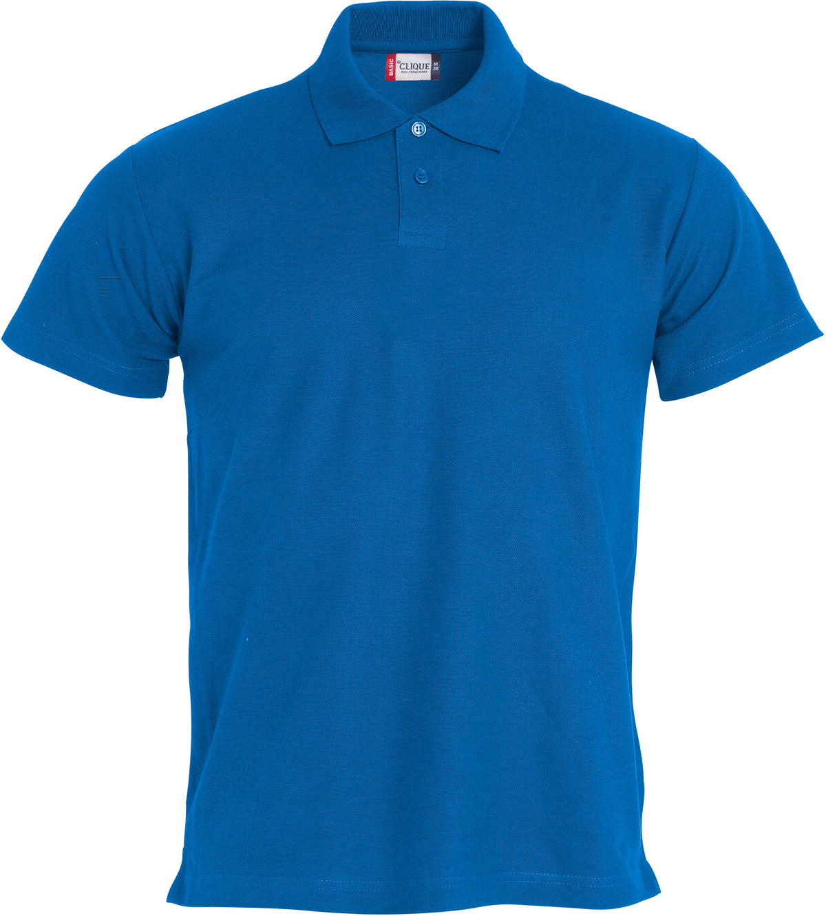 Clique Basic Polo S/S – junior – Kongeblå – forside