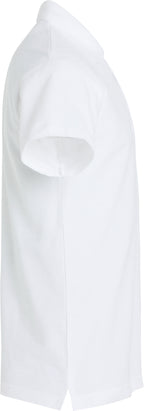 Clique Basic Polo S/S – junior – Hvit – høyre side