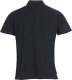 Clique Basic Polo S/S – junior – Svart – bakside