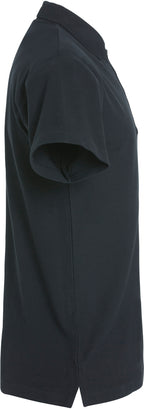 Clique Basic Polo S/S – junior – Svart – høyre side