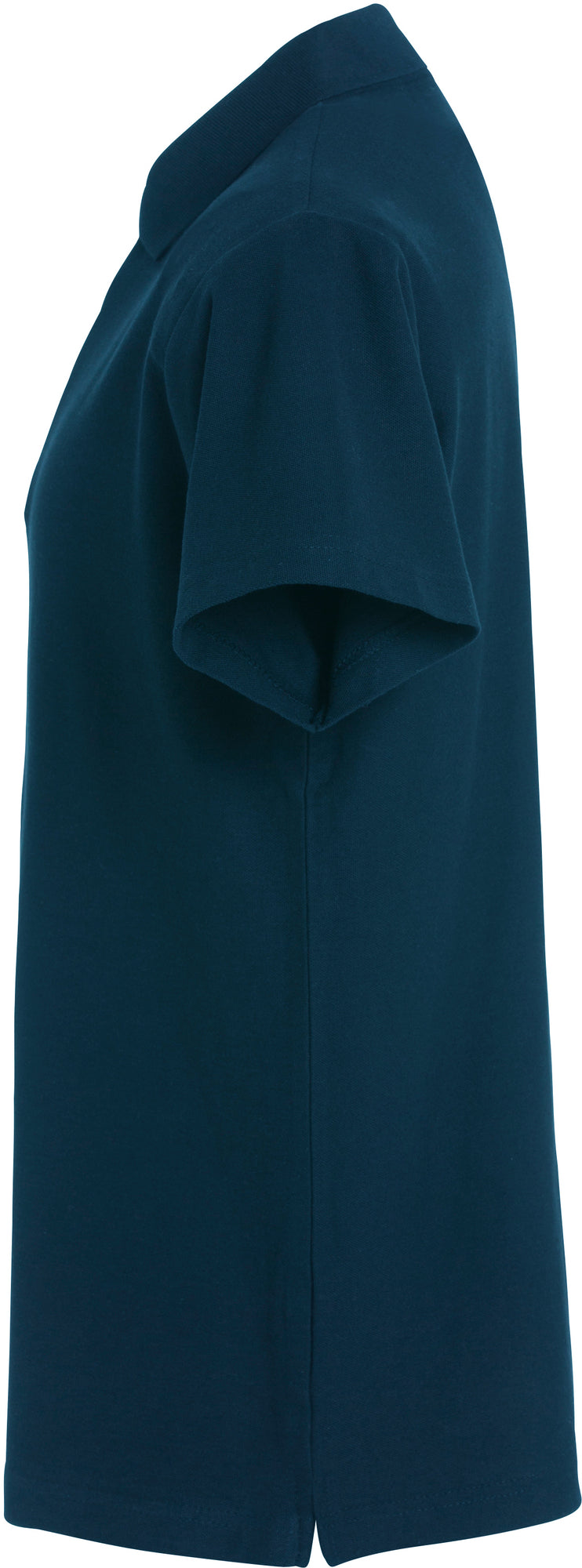Clique Basic Polo S/S – junior – Mørk marineblå – venstre side
