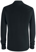 Clique Basic Polo Pocket L/S – Svart – bakside