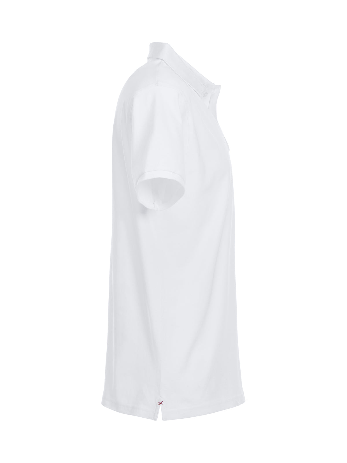 Clique Stretch Premium Polo – Hvit – venstre side