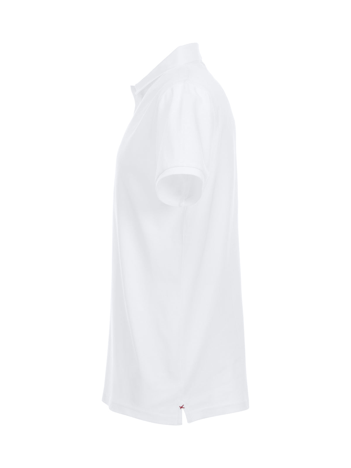 Clique Stretch Premium Polo – Hvit – høyre side