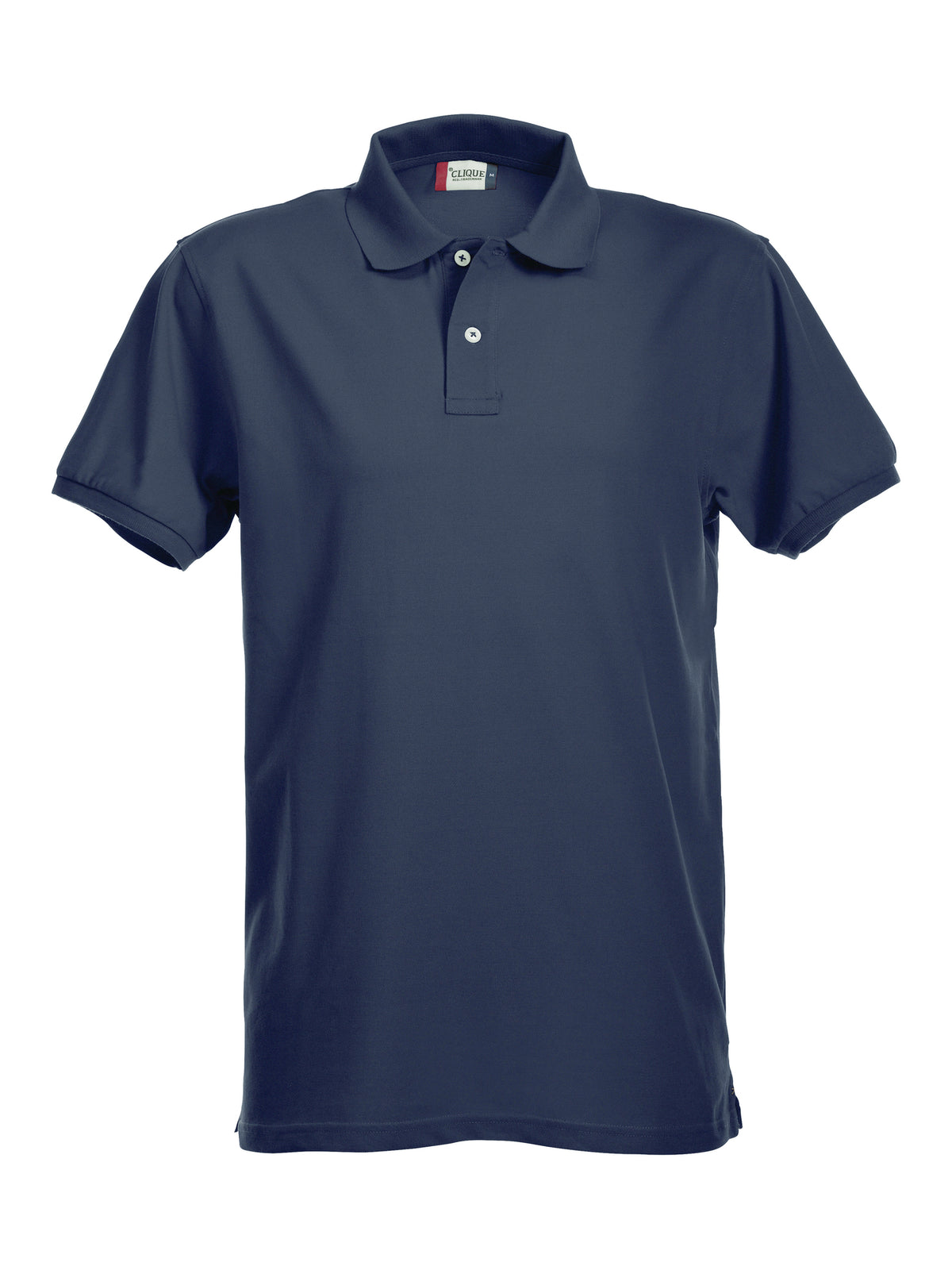 Clique Stretch Premium Polo – Mørk marineblå – forside