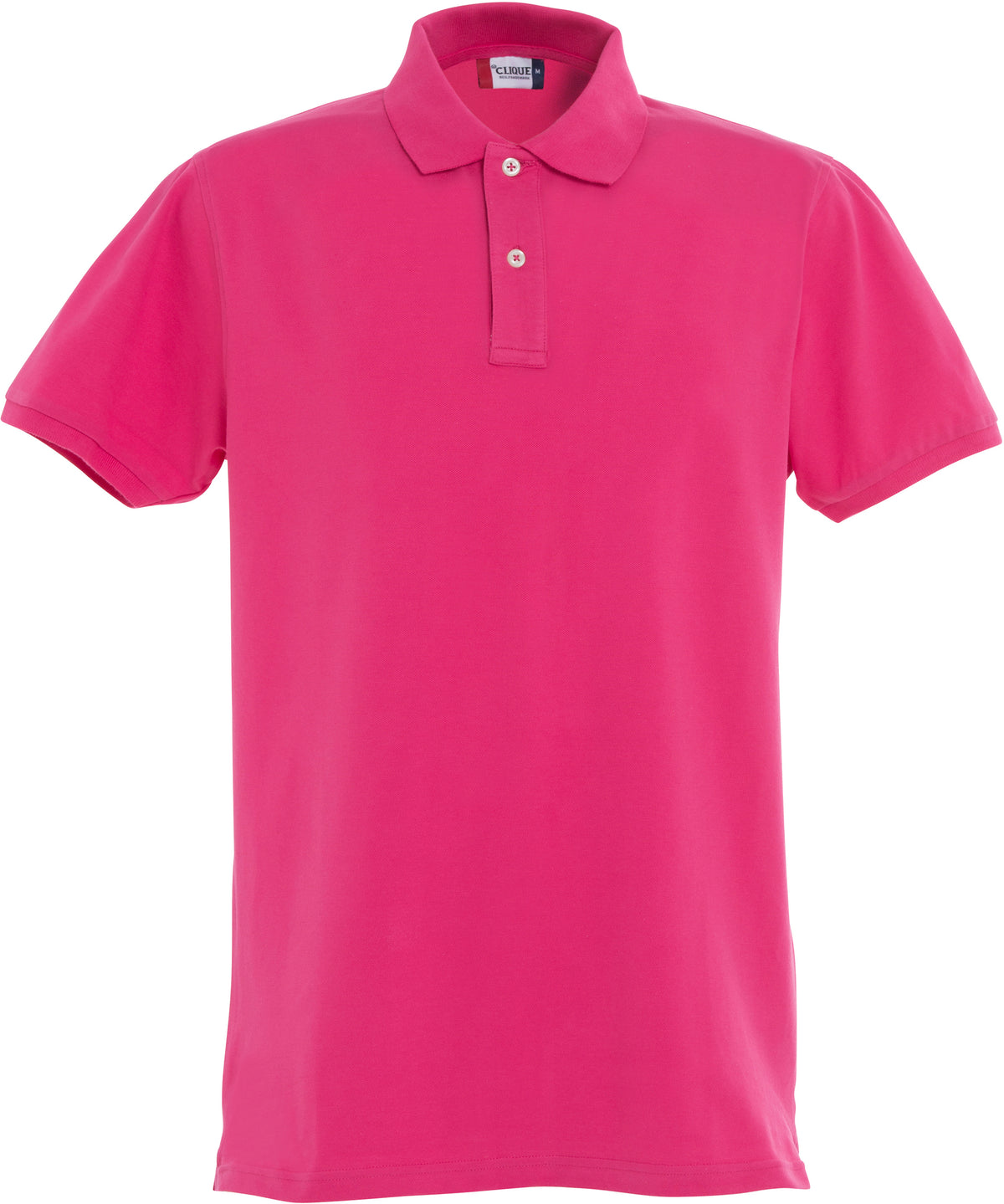 Clique Stretch Premium Polo – Cerise – forside
