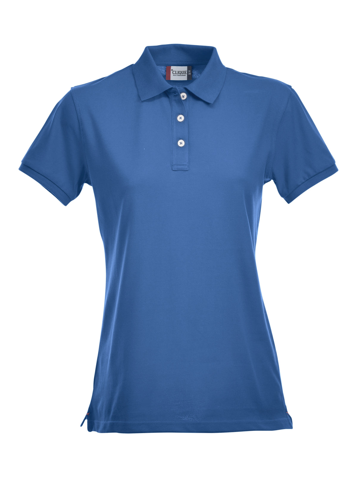 Clique Stretch Premium Polo – dame – Kongeblå – forside