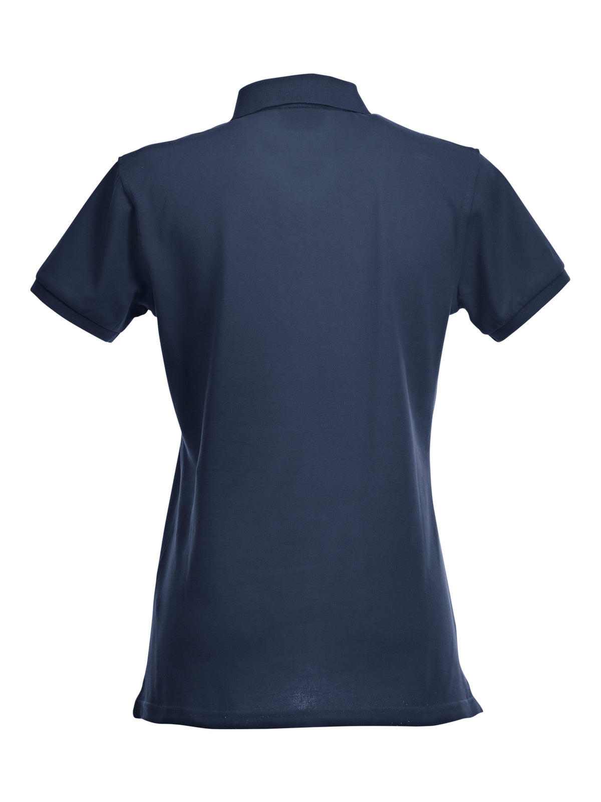 Clique Stretch Premium Polo – dame – Mørk marineblå – bakside