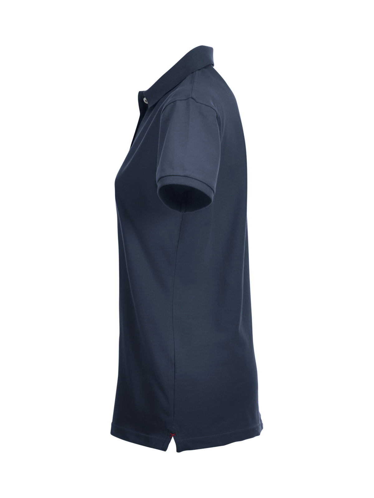 Clique Stretch Premium Polo – dame – Mørk marineblå – venstre side