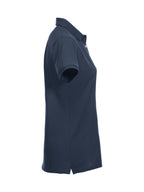 Clique Stretch Premium Polo – dame – Mørk marineblå – høyre side