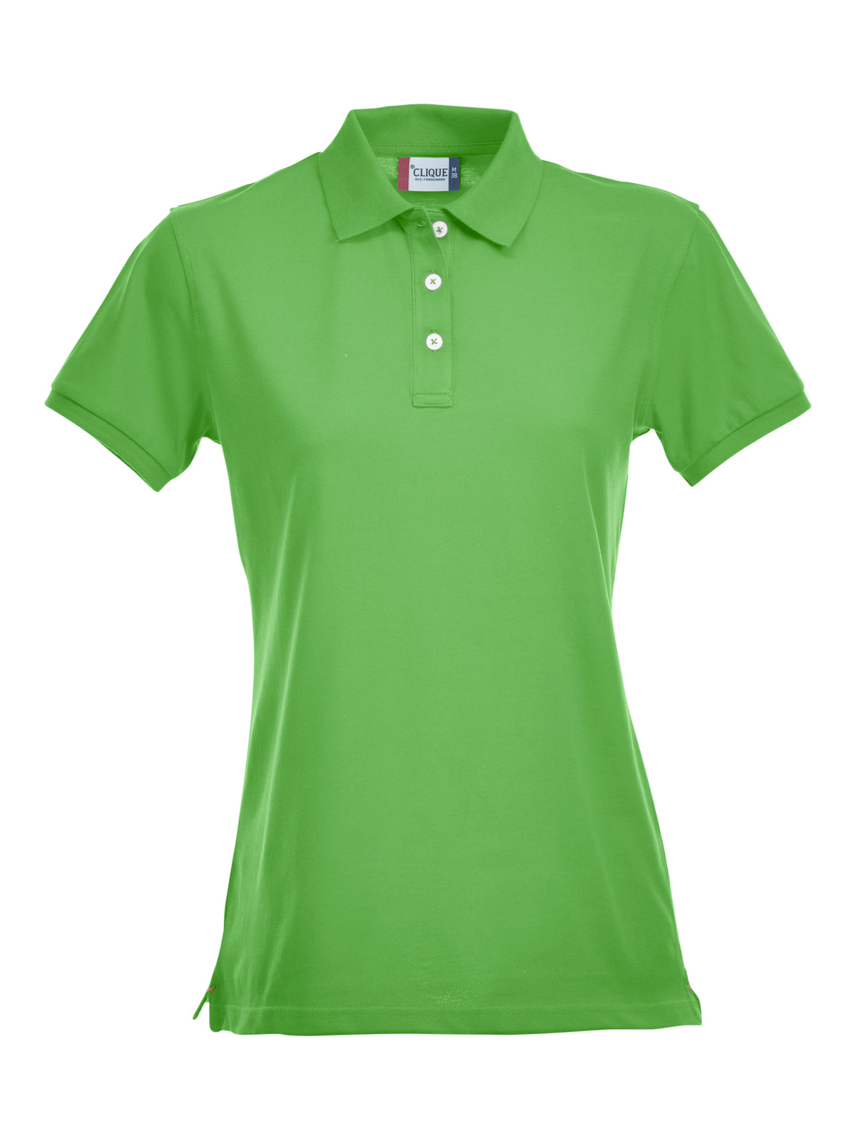 Clique Stretch Premium Polo – dame – Eplegrønn – forside