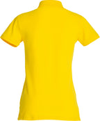 Clique Stretch Premium Polo – dame – Sitrongul – bakside