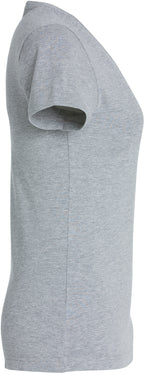 Clique Stretch Premium Polo – dame – Gråmelert – høyre side